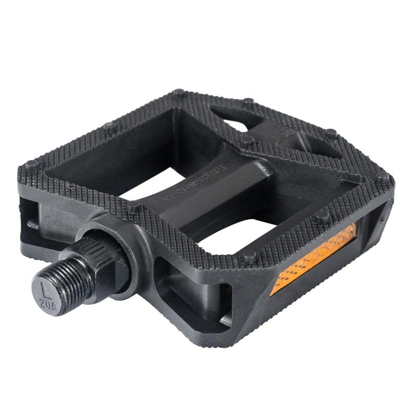 Nylon Bicycle Pedals Ultralight Flat Platform Bike Pedals For Mountain Bike 9/16'' 1/2" Cycling Sealed DU Bearing Pedals Mountain Bike Pedals Pedals Lightweight Nylon Composite Bicycle Flat Pedals Bearing Bike Platform Pedals For Mountain Bikes