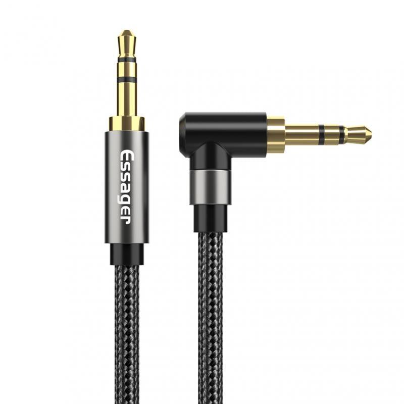 Nylon Braided 3.5mm AUX Cable Audio Jack For Speaker Headphones Car - STEVVEX Cable - 220, 3.5mm audio extension, 3.5mm audio extension cable, 3.5mm aux cable, 65.35MM stereo cable, adapter, Adapter cables, adapter for audio, adapter for computer, adapter for laptop, audio aux cable, aux cable for amplifier, aux cable for car, aux cable for headphones, aux cable for speaker - Stevvex.com