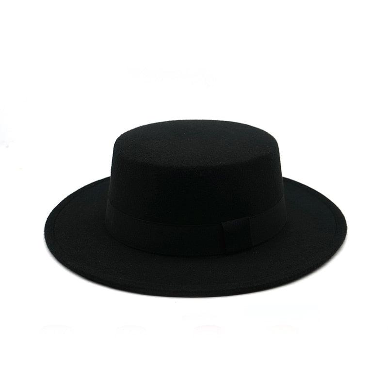 One Size Winter Autumn Cotton Women Men Fedoras Lady Retro Wide Brim  Hat Belt Fedora Hat Top Lightweight Caps Everyday Wear Hats Summer Sun Hat