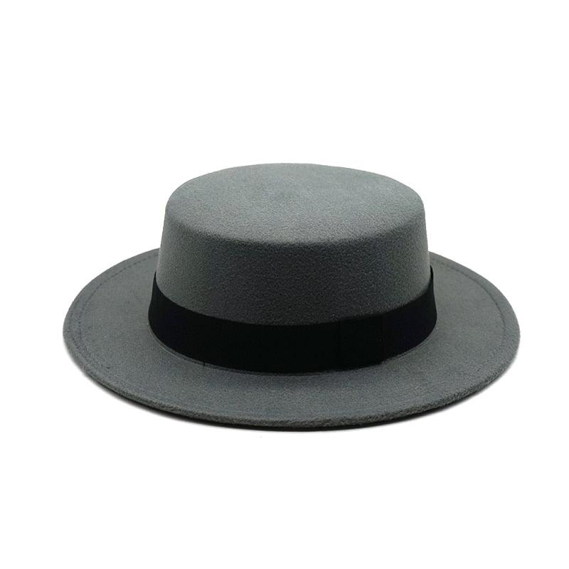 One Size Winter Autumn Cotton Women Men Fedoras Lady Retro Wide Brim  Hat Belt Fedora Hat Top Lightweight Caps Everyday Wear Hats Summer Sun Hat