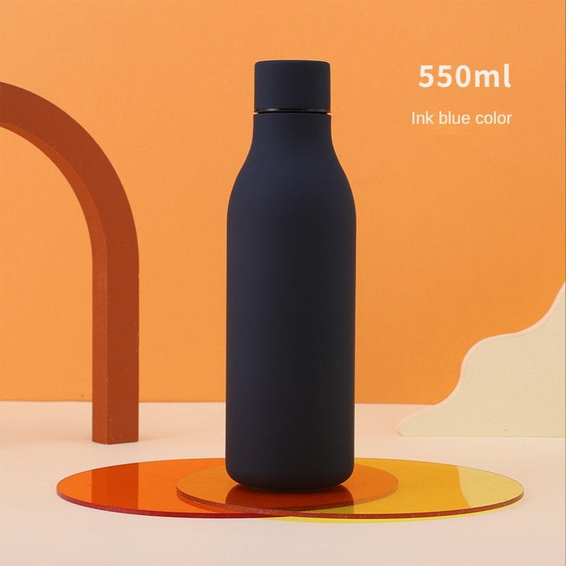 Original Stainless Steel Thermal Tea Cup Coffee Thermos Water Bottle Keeps Cold And Heat Outdoor Sport Vacuum Flask Eco Friendly Recycled Water Bottle Plastic Bottles Leakproof Reusable and BPA Free