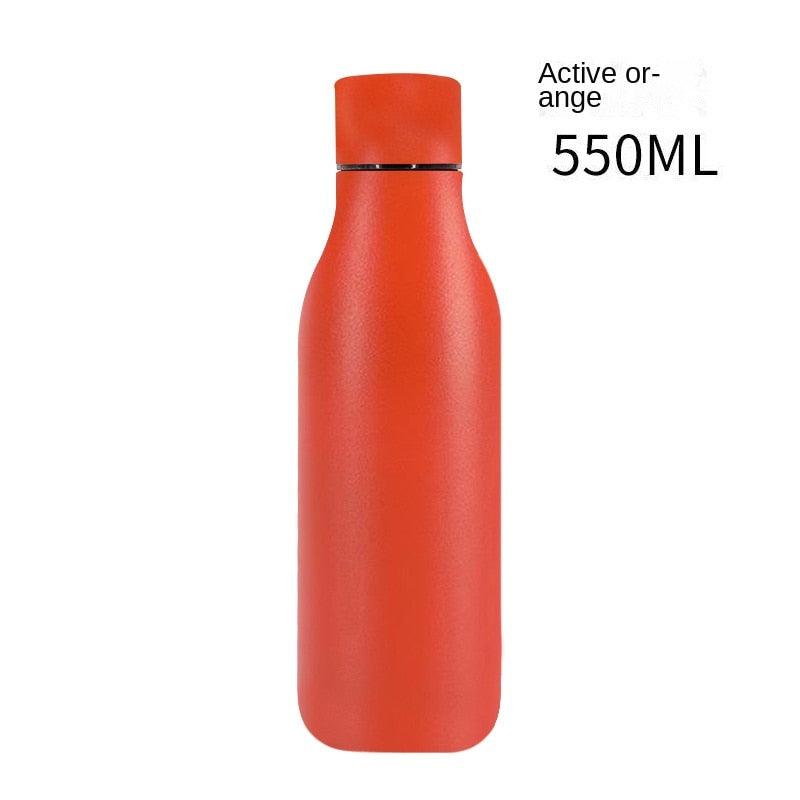 Original Stainless Steel Thermal Tea Cup Coffee Thermos Water Bottle Keeps Cold And Heat Outdoor Sport Vacuum Flask Eco Friendly Recycled Water Bottle Plastic Bottles Leakproof Reusable and BPA Free