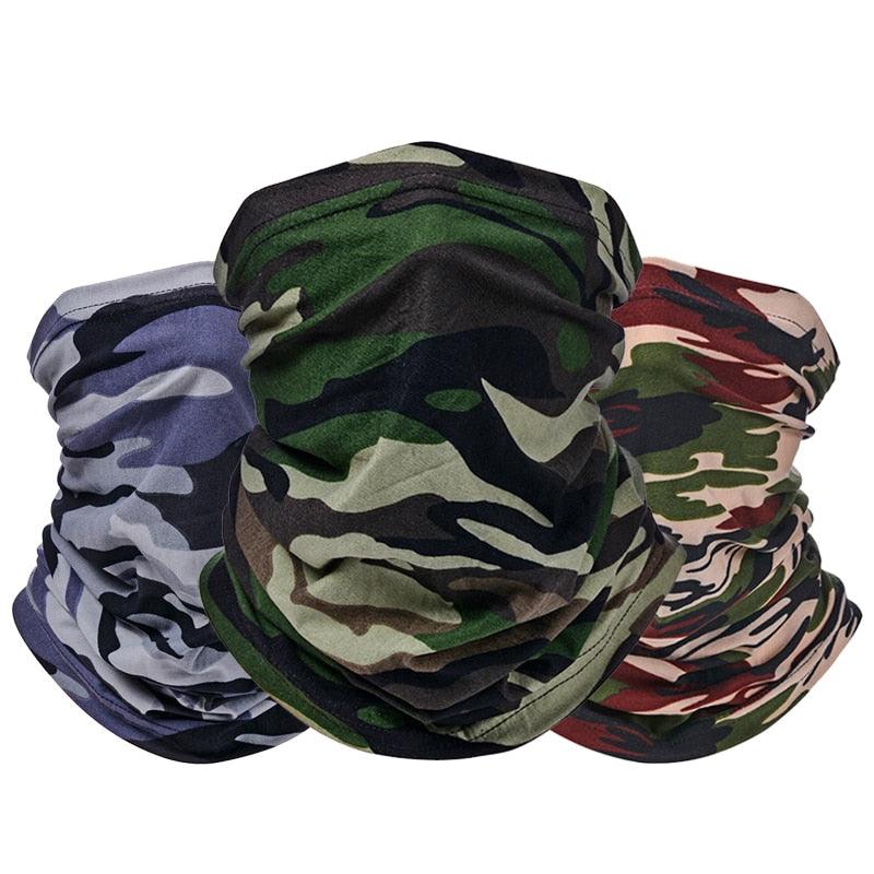 Outdoor Balaclava Bandana Uv Biker Cover Scarf Seamless Magic Headband Camouflage Neck Gaiter Face Cover Headwear Scarf Uniesx Men Women Bandanas Polyester Breathable Windproof Anti UV Neck Cover Camping Hiking Climbing Face Mask Headband