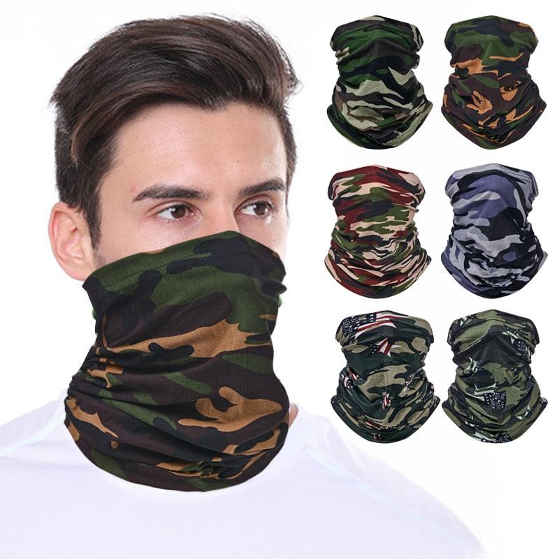 Outdoor Balaclava Bandana Uv Biker Cover Scarf Seamless Magic Headband Camouflage Neck Gaiter Face Cover Headwear Scarf Uniesx Men Women Bandanas Polyester Breathable Windproof Anti UV Neck Cover Camping Hiking Climbing Face Mask Headband