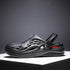 Outdoor Men Sandals Summer Hole Shoes Rubber Clogs Men Garden Shoes Black Beach Sandals Slippers Breathable Lightweight Sandals Unisex Beach Quick Drying Sandals Couple Outdoor Slippers