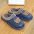 Outdoor Winter Waterproof Women Non-Slip Slippers Warm Female Plush House Slippers Indoor Flip Flops Waterproof Fuzzy Clogs Slippers Cozy Slip-On Memory Foam Fur House Slippers