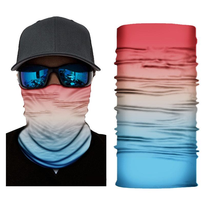 Outdoors Fishing Bandana Seamless Head Scarves Ski Mask Half Face Camping Headwear Military Bandana Keffiyeh Shemagh Scarf Windproof Head Scarves Neck Warmer Cycling Camping Hiking Men Women Fashion Magic Scarves Turban Outdoor Headband Bandanas