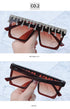 Oversize Square Crystal Sunglasses, Flat Top Oversized Sunglasses In Different Shades New Sun Wear Crystal Diamond Luxury Style Shades