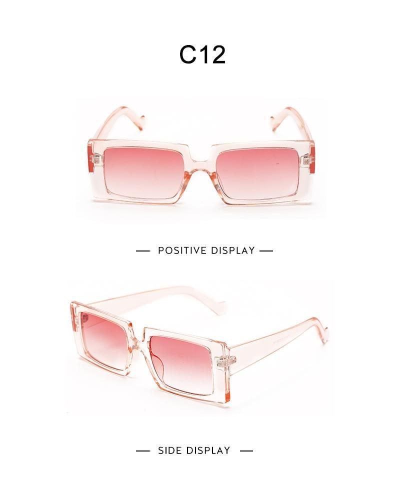 Oversized Classic Stylish Sunglasses For Women New Luxury & Fashionable Square Shape Sunglasses For Men New Retro Style Rectangle Shape Glasses