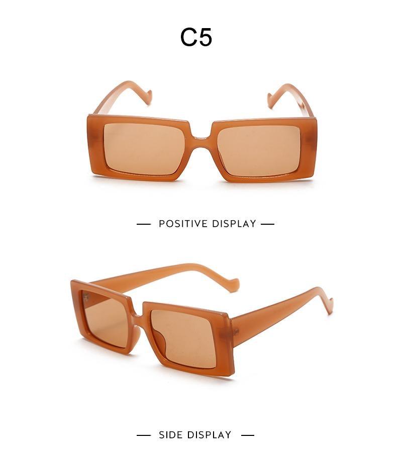 Oversized Classic Stylish Sunglasses For Women New Luxury & Fashionable Square Shape Sunglasses For Men New Retro Style Rectangle Shape Glasses