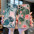 Palm tree Leaves Plant Flower Phone Case for iphone X XR XS MAX 11 12 13 14 Pro Max 6s 7 8 Plus SE2 Hard Back Shockproof Cover Flower Protective Phone Case Cover for Women Girls Slim Anti-Scratch Shockproof Soft Flexible Rubber Silicone Bumper Case