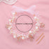 Pearl Flower Wreath Headband Girls Bridal Elegant Crowns Hair Headdress Bride Head Hoop Wedding Headbands Hair Jewelry Handmade Tiara Bridal Hair Bands Wedding Hair Accessories Gift Headpieces Hair Styling Accessories