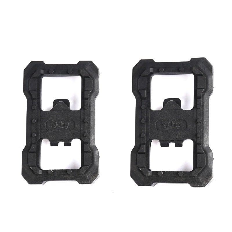 Pedal Cleats Flat Adapter Original Self Locking Pedal Flat Plate Conversion Device Suitable For Bike Pedals Bike Universal Clipless Platform Adapters Cleats Pedal Bicycle Pedal Adapters