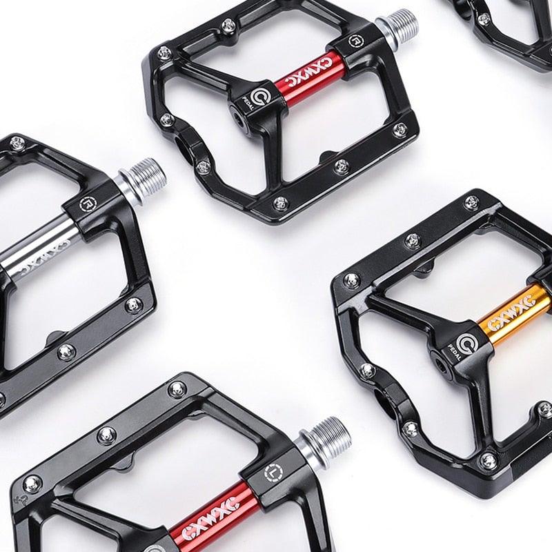 Pedals Flat Sealed Bearings Pedals For Bicycle Mountain Bike Pedals Platform Ultra Light Wide Aluminum Bicycle Pedal Mountain Bike Pedals Aluminum Bicycle Flat Platform Pedals Lightweight Non-Slip Sealed Bearing For Road Mountain