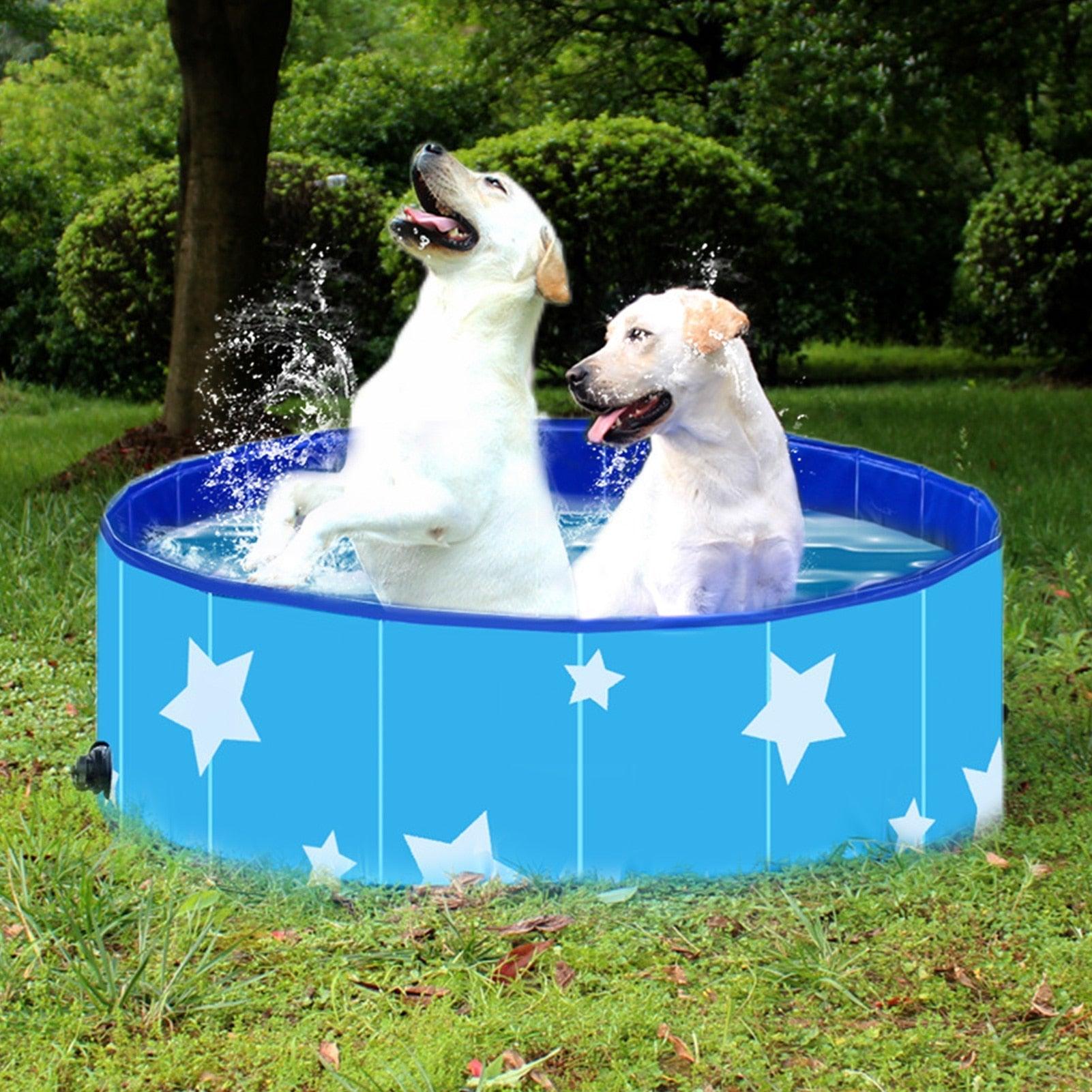 Pet Bathing Tub Foldable Dog Pool Anti-skid Safe Environmental Dog Washing Station For Home Large Space High Strength Collapsible Dog Bathtub Pet Swimming Pool Portable Foldable Pet Bathtub Pool for Dogs Cats