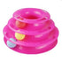 Pet Cat Toy Training Amusement Plate Kitten Tower Tracks Disc Cat Intelligence Amusement Triple Disc tumbler  Fish Animal Toy For Small Dogs Wiggle Fish Catnip Toys Motion Kitten Toy Plush Interactive Cat Toys for Cat Exercise