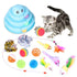 Pets Cat Toys Mouse Shape Balls Shapes Cat Interactive Pet Toys Assortments Foldable Rainbow Tunnel Cat Feather Interactive Feather Toy Fluffy Mouse Cat Love New Pet Toy Funny Cat Stick Mouse Supplies Value Bundle