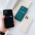 Phone Case For Iphone 11 12 13 Pro Max 14 Pro Soft Silicone Wallet Card Holder Cover Soft Silicone Wallet Card Holder Cover Cute Card Holder Pocket