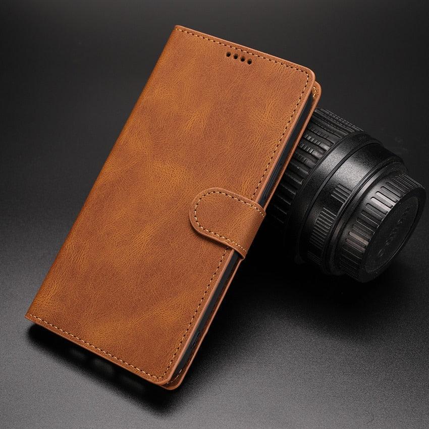 Phone Case For Xiaomi Mi Redmi Note 8 8A 8T 9 9A 9S 10 10S Pro POCO F3 X3 NFC 11 10T Lite 11i 11T Pro Wallet Leather Book Cover Magnetic PU Leather Wallet-Style Business Phone Case Fashion Flip Case with Card Slot