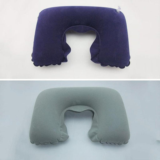 Pillow Inflatable Plane Cute Inflatable Travel Pillow Neck U Rest Travel Pillow Air Cushion Neck Rest U-Shaped Rest Comfortable Portable Inflatable U Shape Neck Comfortable Pillow Office Air Cushion Airplane Driving Nap Support Head Rest