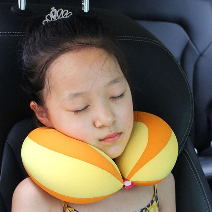 Pillow Kids Newborn Travel Neck Pillow U-Shape For Car Headrest Air Cushion Child Car Seat Head Support Infant Baby Cotton U-shaped Pillow Car Neck Pillow Noon Rest Pillow Plane Travel Pillow Kids Neck Travel Pillows Cute U-Shaped Animal Pillow for Cars