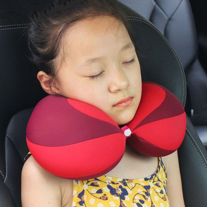 Pillow Kids Newborn Travel Neck Pillow U-Shape For Car Headrest Air Cushion Child Car Seat Head Support Infant Baby Cotton U-shaped Pillow Car Neck Pillow Noon Rest Pillow Plane Travel Pillow Kids Neck Travel Pillows Cute U-Shaped Animal Pillow for Cars