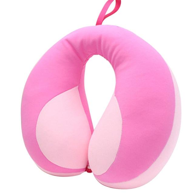 Pillow Kids Newborn Travel Neck Pillow U-Shape For Car Headrest Air Cushion Child Car Seat Head Support Infant Baby Cotton U-shaped Pillow Car Neck Pillow Noon Rest Pillow Plane Travel Pillow Kids Neck Travel Pillows Cute U-Shaped Animal Pillow for Cars