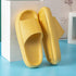 Pillow Slides Slippers Comfy Shoes Non-slip Bathroom Home Thicked Bottom Slippers Women's Sandals Summer Flip Flops Open Toe Pillow Shower Shoes EVA Slides Soft Spa Cloud Slippers