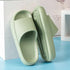 Pillow Slides Slippers Comfy Shoes Non-slip Bathroom Home Thicked Bottom Slippers Women's Sandals Summer Flip Flops Open Toe Pillow Shower Shoes EVA Slides Soft Spa Cloud Slippers