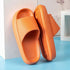 Pillow Slides Slippers Comfy Shoes Non-slip Bathroom Home Thicked Bottom Slippers Women's Sandals Summer Flip Flops Open Toe Pillow Shower Shoes EVA Slides Soft Spa Cloud Slippers