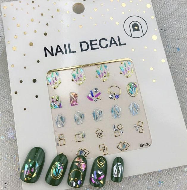 Plant Laser Abstract Lady Face Nail Decals Sliders Paper Art Decor Gel Polish Sticker Manicure Foils 3D Rhinestone Sticker Fun Nail Art Stickers Decal 3D Self-Adhesive Abstract Face Curve Graffiti Nail Design for Acrylic Nail Supplies - ALLURELATION - 3D Rhinestone, 554, Acrylic Nail Supplies, Decor Gel, Face Nail, facial makeup, friendly materials, Gel Polish, Manicure, Nail Art, Nail Decals, Nail Stickers, Nail Supplies, non-toxic, Rhinestone Sticker - Stevvex.com