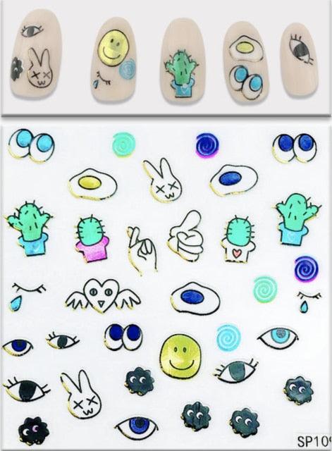 Plant Laser Abstract Lady Face Nail Decals Sliders Paper Art Decor Gel Polish Sticker Manicure Foils 3D Rhinestone Sticker Fun Nail Art Stickers Decal 3D Self-Adhesive Abstract Face Curve Graffiti Nail Design for Acrylic Nail Supplies - ALLURELATION - 3D Rhinestone, 554, Acrylic Nail Supplies, Decor Gel, Face Nail, facial makeup, friendly materials, Gel Polish, Manicure, Nail Art, Nail Decals, Nail Stickers, Nail Supplies, non-toxic, Rhinestone Sticker - Stevvex.com