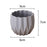 Plastic Vases Anti-ceramic Unbreakable Basket Imitation Rattan Flower Vase For Home Décor Desktop Decoration Living Room Office or Bookshelf