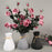 Plastic Vases Anti-ceramic Unbreakable Basket Imitation Rattan Flower Vase For Home Décor Desktop Decoration Living Room Office or Bookshelf