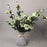 Plastic Vases Anti-ceramic Unbreakable Basket Imitation Rattan Flower Vase For Home Décor Desktop Decoration Living Room Office or Bookshelf