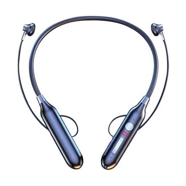 Playback Bluetooth Headphone Bass Wireless Headphones Sport Stereo Bluetooth Earphone Neckband Music Headset Updated Design with Industry Leading Sound & Improved Comfort, Long Wireless Range, Up to 24 Hours of Talk Time