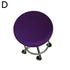 Polyester Fabric Round Chair Cover Waterproof Dining Seat Chair Covers Hotel Banquet Seat Covers Chair Protector Round Bar Stool Seat Covers Washable Stool Cushion Slipcover Elastic Bar Chair Covers