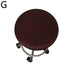 Polyester Fabric Round Chair Cover Waterproof Dining Seat Chair Covers Hotel Banquet Seat Covers Chair Protector Round Bar Stool Seat Covers Washable Stool Cushion Slipcover Elastic Bar Chair Covers