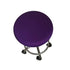 Polyester Fabric Round Chair Cover Waterproof Dining Seat Chair Covers Hotel Banquet Seat Covers Chair Protector Round Bar Stool Seat Covers Washable Stool Cushion Slipcover Elastic Bar Chair Covers