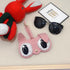 Popular Glitter Sunglasses Cases Cute Diamond Sunglasses Bag Leather Glasses Case Sunglasses Pouch Portable Eyeglass Carrying Case Cute Animal Shape Leather Women Glasses Case