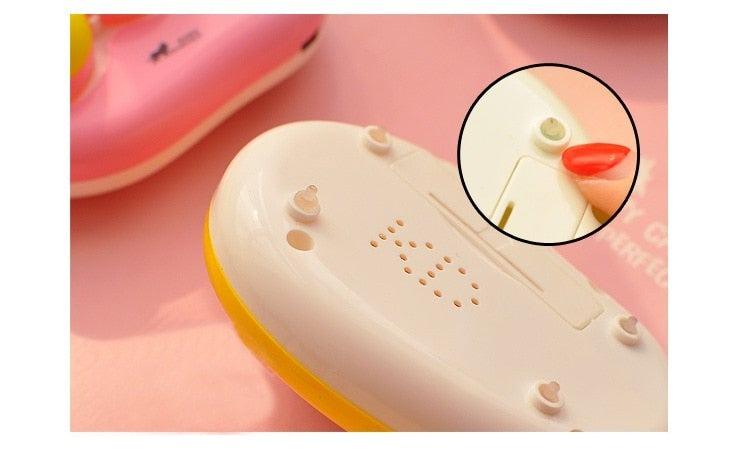 Portable Cute Duck Cartoon Electric Automatic Contact Lens Case Washer Box Cleaner Electric Contact Lens Cleaner USB Automatic Contact Lens Container Cute Mashroom Design