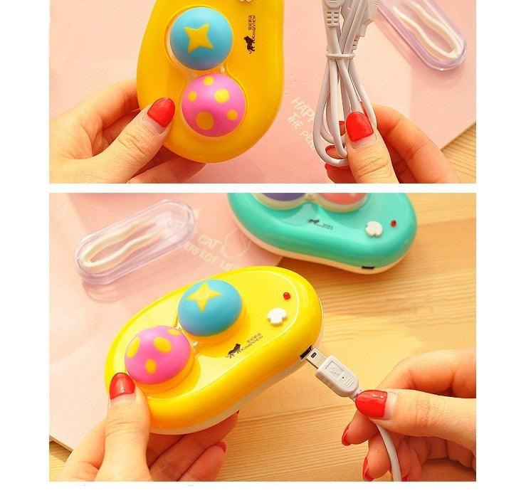 Portable Cute Duck Cartoon Electric Automatic Contact Lens Case Washer Box Cleaner Electric Contact Lens Cleaner USB Automatic Contact Lens Container Cute Mashroom Design