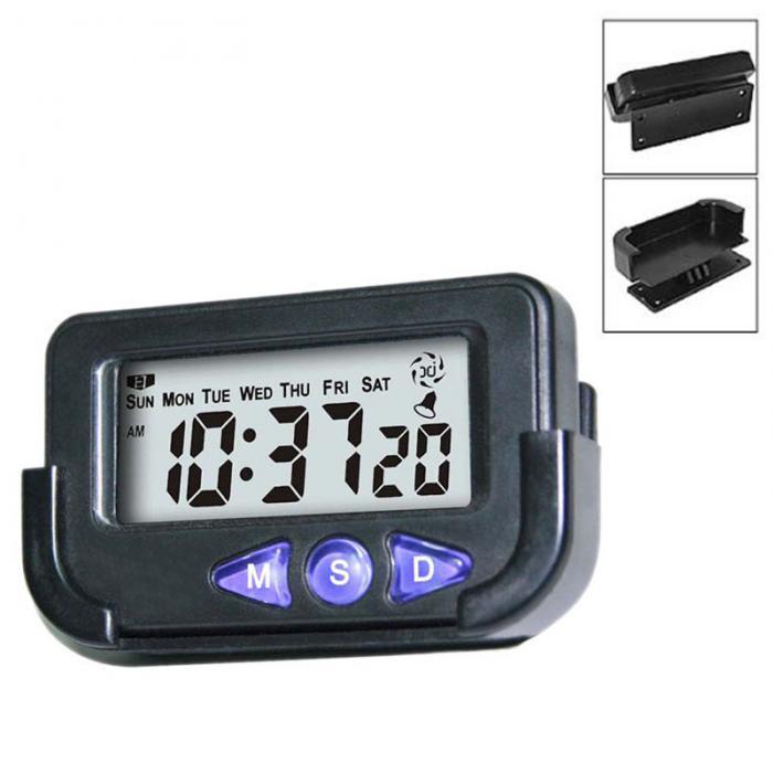 Portable Digital Car Pocket Sized Digital Electronic Digital Timer Multifunction Large LCD Clock Countdown Accurate to Seconds for Cooking Study Games Travel Alarm Clock Time Date Automotive Electronic Stopwatch Alarm Clock