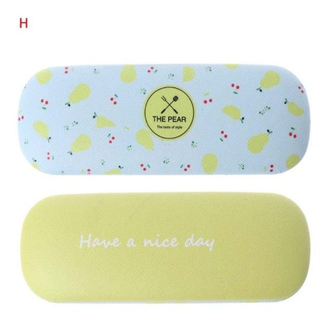 Portable Fruit Sunglasses Hard Eye Glasses Case Eyewear Protector Pouch Bag Hard Shell Eyeglasses Case Portable Protective Glasses Cover Eyeglass Holder Leather Protective Case For Sunglasses