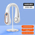 Portable Mini Hanging Neck Fan Bladeless Neckband Fan Digital Display Power Air Cooler USB Rechargeable Electric Fans 5 Speed Personal Neck Fan for Women and Men