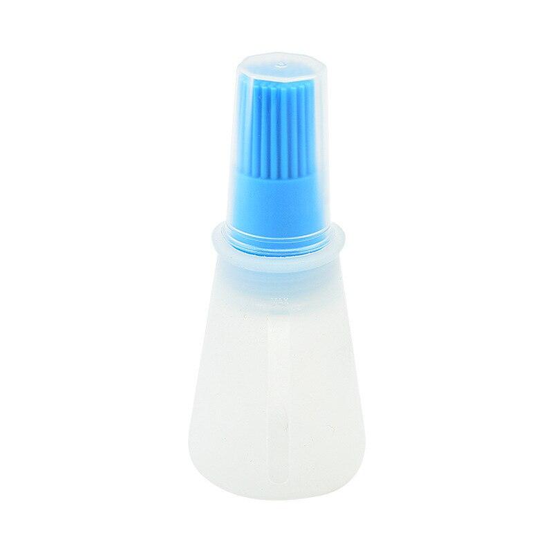 Portable Silicone Oil Bottle with Brush Oil Dispenser Liquid Oil Pastry Kitchen Baking BBQ Tool Kitchen Tools BBQ Baking Gadgets Silicon Oil Bottle Brush  Baking or Grilling Frying BBQ