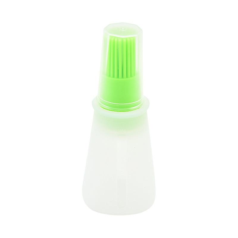 Portable Silicone Oil Bottle with Brush Oil Dispenser Liquid Oil Pastry Kitchen Baking BBQ Tool Kitchen Tools BBQ Baking Gadgets Silicon Oil Bottle Brush  Baking or Grilling Frying BBQ