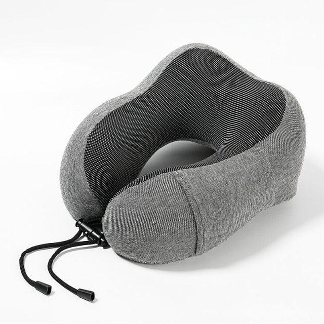 Portable U-Shape Magnetic Headrest 30x28cm Neck Pillow Memory Foam Travel Office Car Embrace Cervical Pillow Cotton Neck Pillow Cervical Vertebra Travel Portable Noon Break Aircraft Neck Pillow For Traveling Upgraded Travel Neck Pillow Travel Accessories