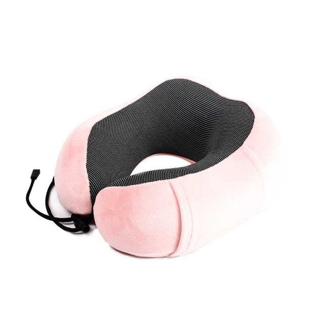 Portable U-Shape Magnetic Headrest 30x28cm Neck Pillow Memory Foam Travel Office Car Embrace Cervical Pillow Cotton Neck Pillow Cervical Vertebra Travel Portable Noon Break Aircraft Neck Pillow For Traveling Upgraded Travel Neck Pillow Travel Accessories