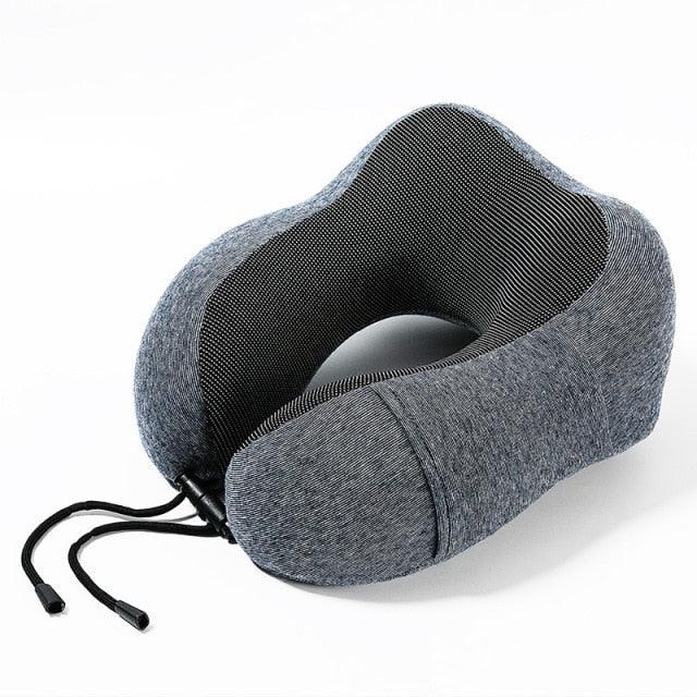 Portable U-Shape Magnetic Headrest 30x28cm Neck Pillow Memory Foam Travel Office Car Embrace Cervical Pillow Cotton Neck Pillow Cervical Vertebra Travel Portable Noon Break Aircraft Neck Pillow For Traveling Upgraded Travel Neck Pillow Travel Accessories